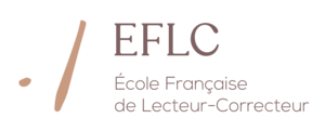 Logo de l'école française de lecteur-correcteur